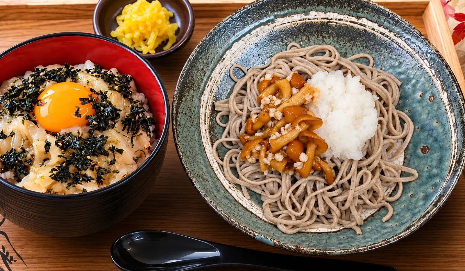 特濃イカ小丼の越前ごちそう膳